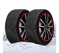 WeGeek, SUPER X. Par de calcetines de nieve para coches, SUVs, 4×4s. Nueva HOMOLOGACIÓN EUROPEA EN 16662-1 que unifica los calcetines de nieve con las cadenas de nieve. TALLA M. Montaje 2min.