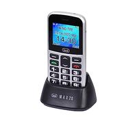 WeGeek - TELÉFONO MÓVIL con Botones Grandes Y FUNCIÓN SOS Trevi MAX 20 Plata
