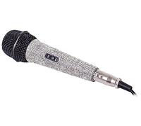 WeGeek - Trevi EM 30 Star - Micrófono dinámico unidireccional con Cable de 5 m, Conector XRL (cañón), Cuerpo de Metal Efecto Diamante