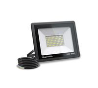 Wegoodlife 60W Focos LED Exterior, Super Brillante 6000LM Foco Proyector LED, 6500K Blanco Frío Lampara de Seguridad, IP65 Impermeable, Floodlight para Garaje, Jardín, Patio, Terraza, Fábrica, Taller