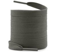 WEGOODZF Cordones planos encerados para zapatos: 2 pares de cordones de cera de algodón de 8 mm de ancho para botas, 06 Gris Oscuro, 43 inch (110CM)