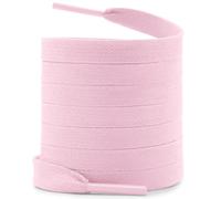 WEGOODZF Cordones planos encerados para zapatos: 2 pares de cordones de cera de algodón de 8 mm de ancho para botas, 12 rosa claro, 43 inch (110CM)