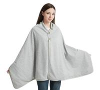 WEHAM Manta de protección contra radiación EMF 5G, protección RF, WiFi, protección contra la radiación Durante el Embarazo, Tela Faraday,Gris,185 * 75CM