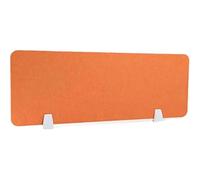 WEHAM Panel Divisor de Escritorio Independiente acústico, Pantalla de privacidad de Fieltro para Oficina y Aula, partición Que Reduce el Ruido,Naranja,30 * 40cm