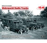 Wehrmacht Radio Trucks (Henschel 33d1 Kfz.72,Krupp L3h163 Kfz.72) 1 :3 5 Kit Icm