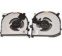 WEI AI CPU & GPU Repuesto de ventilador de refrigeración para Dell XPS 15 9560 lado izquierdo 0VJ2HC lado derecho 0TK9J1 CPU+GPU