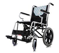 WEI-LUONG plegable Luz Silla de ruedas plegable portátil de silla de ruedas, sillas de ruedas Old Carro Viejo Ultra Ligero gratuito inflable pequeña rueda silla de ruedas portátil de viaje Ligero