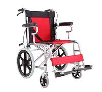 WEI-LUONG plegable Silla de rehabilitación médica, silla de ruedas, silla de ruedas plegable de acero espesado, ligero de tendido de ancianos discapacitados con silla de ruedas de la carretilla Ligero
