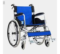 WEI-LUONG plegable Silla médica de rehabilitación, sillas de ruedas, silla de ruedas de conducción médica, grueso tubo de acero ultra ligero con silla de ruedas plegable portátil de la carretilla Vesp
