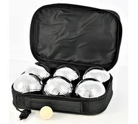 Weible Spiele- 6 Bolas de bouels en Bolsa, Color Plata (weiblespiele 06120)