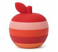 Weibo - Manzana Apilable de Silicona Alimentaria - Juguete Sensorial Montessori - Estimulación Temprana para Bebés y Primeros Años - Mordedores y Juguetes para Bebés - Regalo