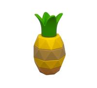 Weibo - Piña Apilable de Silicona Alimentaria - Juguete Sensorial Montessori - Estimulación Temprana para Bebés y Primeros Años - Mordedores y Juguetes para Bebés - Regalo
