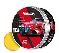 Weica CAR Cera rojo slido para automviles rojos Kit de cera para automvil CARNAUBA CERRADA CARRADA RESISTENCIA Resistencia Auto Cermica de cermi