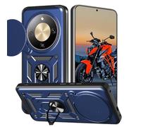 WeiCase Funda para Magic 8 Lite, Tapa Deslizante para La Cámara, Armadura Carcasa con 360° Magnético Anillo Soporte Silicona Antigolpes Protectora Carcasa ，Blue