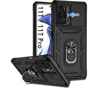 WeiCase Funda para Xiaomi Mi 11T 5G / 11T Pro 5G, Tapa Deslizante para La Cámara, Armadura Carcasa con 360° Magnético Anillo Soporte Silicona Antigolpes Protectora Carcasa para Xiaomi 11T / 11T Pro