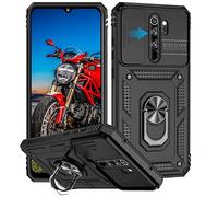 WeiCase Funda para Xiaomi Redmi Note 8 Pro, Tapa Deslizante para La Cámara, Armadura Carcasa con 360° Magnético Anillo Soporte Silicona Antigolpes Protectora Carcasa para Redmi Note 8 Pro