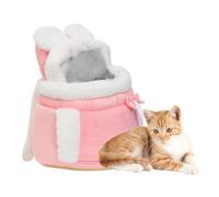 Weiche Katzentrage - Niedliche Katzen-Reisetrage mit Doppeltaschen-Design
