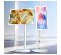 WEICNE 21,5/24/27/32 Pulgadas Monitor Portátil,Pantalla Inteligente Giratoria De 1080p/4k, Pantalla Táctil, Sis-Tema Operativo Android, Rotación Completa De ±90 Grados 27IN-8+128GB(1080P)