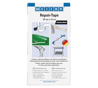 WEICON Cinta de reparación de 3,5 m x 10 cm, cinta de reparación de emergencia de tuberías interiores y exteriores, negro