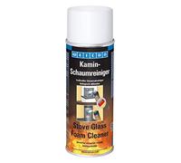 WEICON Espuma limpiadora de chimeneas 400 ml, limpiador de cristales de chimeneas, para estufas de azulejos, chimeneas eléctricas, estufas de carbón, etc.
