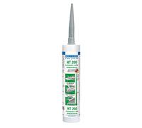 WEICON Flex 310 M® HT 200 | 310 ml | Resistente a altas temperaturas | Gris