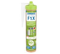 WEICON Green Tube Flex 310 M F1X - Adhesivo de montaje elástico, 280 ml, adhesivo fuerte, sin disolventes, cartucho sostenible, color gris