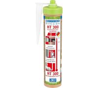 WEICON Green Tube Silicon HT 300 - Adhesivo de alta temperatura para cuerda, para hornos, chimeneas, cartucho sostenible, color rojo