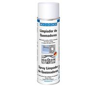 WEICON Limpiador de Quemadores | 500 ml | Elimina grasa, aceite, hollín y otras suciedades de quemadores | Transparente