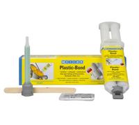 WEICON Plastic-Bond 24 ml con boquilla de mezcla 24 ml, adhesivo estructural acrílico bicomponente sin disolventes