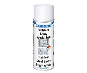WEICON Spray Especial Acero Inoxidable Claro, 400ml, revestimiento de superficies, resistente a la corrosión