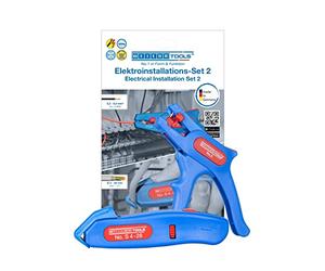 WEICON TOOLS Electro-Instalación Set 2 | Tenaza Pelacable No. 5 y Pelador de Cable No. S 4-28