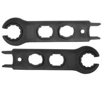 WEICON TOOLS MC4 Llave Solar, instalación y mantenimiento de paneles solares con conectores MC4, negro