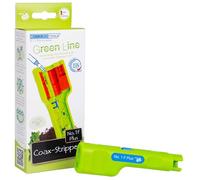 WEICON TOOLS Pelador de Cable Coaxial No. 1 F Plus para conectores F de rosca Green Line | Materias primas sostenibles | Para cables coaxiales