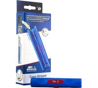 WEICON TOOLS Pelador de Cable Coaxial No. 2 | Rango de trabajo 4,8-7,5 mm Ø
