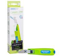 WEICON 55054128 - Cuchillo pelacables, n.o 4-28 H, línea verde, para cable