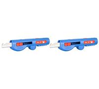 WEICON TOOLS Quadro - Pelacables (2 unidades, 4 en 1, cable de 8,0-13,0 mm)