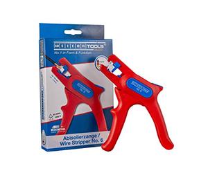 WEICON TOOLS Tenaza Pelacable No. 6 | Rango de trabajo 0,2-6 mm² |Trabajar con una tensión de hasta 1000 voltios | Automática