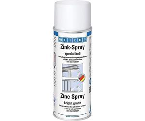 WEICON Zinc Spray especial claro, 400 ml, * Aprobado por TÜV *, Protección anticorrosiva de zinc resistente al calor