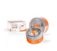 WEIDA Baliza V16 - Luz De Emergencia Geolocalizable | Modelo F168 | Baliza para Coche Homologada DGT | Base Magnética, Pilas Alcalinas 9V, Autonomía Máx 2 Horas | Resistencia al Agua IP54 (PACK 2)