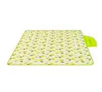 WEIDA Manta para Picnic y Playa | Manta Impermeable y Plegable de PVC con Asas para Fácil Transporte | Cap. 7-10 Personas | Alfombra de Playa o Exterior de Camping (Verde, 200cm-200cm, Cuadrado)