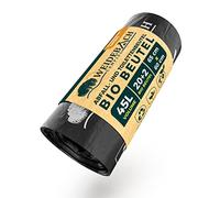 WEIDEBACH 22 bolsas de aseo orgánicas de emergencia, 45 L, resistentes al agua, para todo tipo de inodoros de camping