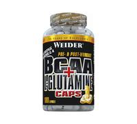 Weider BCAA + L-Glutamine (180 Caps) Unflavoured - Amino Acids - BCAA