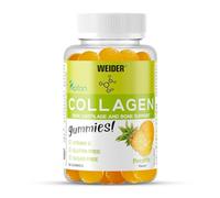 Weider Gominolas de colágeno Peptan con vitamina C Sabor piña 50 uds Sin azúcares Sin gluten
