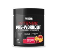 Weider Intense Pre-workout (375g) Sabor Fruit Punch. Precursor de Óxido Nítrico, con 200 mg de Cafeína y 6000 mg de Aminoácidos/porción, L-Citrulina, L-Arginina, Sin Aspartamo (18 porciones)