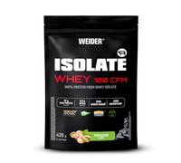 Weider Isolate Whey 100CFM (420g) Sabor Pistacho. 100% Aislado de Proteína de Suero de Leche, 25g Proteína/porción, Con Enzimas, Sin Azúcar Añadido, Sin Aspartamo, Bajo en Grasa