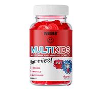 Weider Joe Victory, Gummies, Complejo Vitamínico para Niños, Producto 100% Vegetal y Sin Gluten, Multikids Up Cherry, Cereza, 50 Unidades