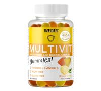 Weider Joe Victory Gummies, Sabor Naranja Y Limón, Sin Azúcares Y Sin Gluten, Gominolas De Vitaminas Y Minerales, Multivit Up, Naranja-limon, 80, Vanilla, 200 Gramo