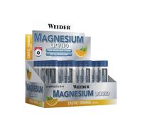 Weider Magnesio Líquido Shots 20 X 25Ml Naranja Exótica 500Ml (50,98€/L)