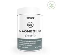 Weider Magnesium Complex 120 Caps Magnesio Bisglicinato Citrato Malato Vegano