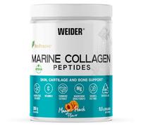Weider Marine Collagen (300g) Sabor Mango-Melocotón, 9,5g/porción Colágeno Hidrolizado de Pescado, con Vitamina C, Magnesio, Extractos Cúrcuma, Pimienta Negra Bioperine, para Piel, Cartílagos y Huesos